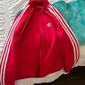 Adidas XS red jacket